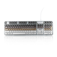 Clavier d'ordinateur filaire avec rétroéclairage RVB, couleur dégradée, logo personnalisé, nouvel outillage d'usine