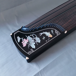 <span class=keywords><strong>Guzheng</strong></span> en bois de rose gravé en gros, 21 cordes, zither chinois avec motifs sculptés, instrument de musique traditionnel pour la pratique - Product Image 1