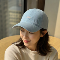 Casquette de papa personnalisée délavée avec broderie OEM et lettres sur calotte souple pour hommes et femmes