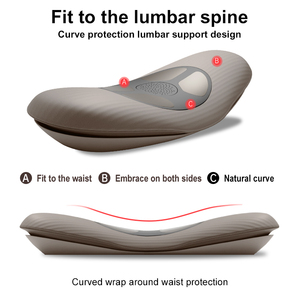 MultiFunctional <b>Remote</b> Control Waist Back Massager Stretcher Lumbar Air Traction With Red Light Heating <b>Vibration</b> Ems JA-W3D Mul - Product Image 4