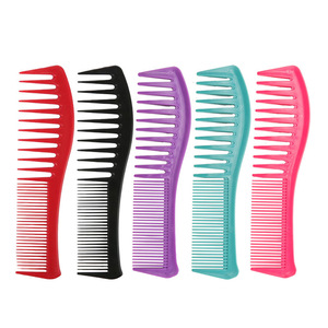Peigne à double extrémité avec espacement variable des dents, grande taille, à dents larges, pour usage domestique, en matériau PP - Product Image 3