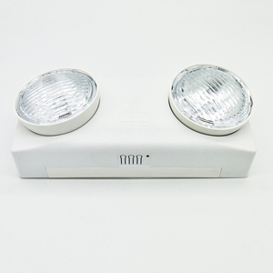 Lámpara DE EMERGENCIA LED, tablero de señal de salida de incendios, recargable, montado en la pared, 6W, luz de emergencia de doble punto - Product Image 2