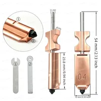 Kit de buses en acier trempé à échange rapide Flashforge AD5X 0,4 mm, chaussette en silicone pour hotend, essuie-glace, pièces de mise à niveau pour imprimante 3D Adventurer 5X