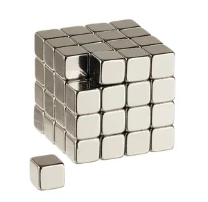 China 20 anos fábrica mini bloco cubo magnético de neodímio n35 n52 cubos magnéticos