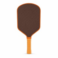Raket Pickleball Kevlar yang Disetujui USA Pickleball dengan Permukaan Gesekan Karbon, Raket Ofensif untuk Turnamen dan Latihan, Warna Merah