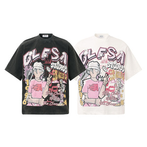 เสื้อยืดโอเวอร์ไซส์สไตล์โกธิคพังค์สำหรับผู้ชาย Y2K เสื้อผ้าแนวสตรีทฮาราจูกุแนววินเทจเสื้อยืดผ้าฝ้ายพิมพ์ลายกราฟิกตามสั่งแฟชั่นสหภาพยุโรป - Product Image 1