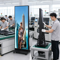 Heißer Verkauf Indoor P1.86 Fine Pitch Faltbarer 4K HDR10 LED-Bildschirm mit Cloud-basiertem CMS, RDM und hoher Helligkeit für individuelle Werbung