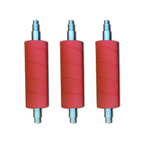 Roda Omnidirectional Berlapis <span class=keywords><strong>PU</strong></span> dengan Pulley Nylon, Roda Karet, <span class=keywords><strong>Roller</strong></span> Silikon, <span class=keywords><strong>Roller</strong></span> Tanpa Tenaga yang Dapat Disesuaikan - Product Image 4