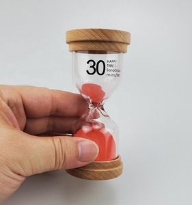 ชุดนาฬิกาทรายไม้โอ๊คแบบดั้งเดิม 6 ชิ้น (1, 3, 5, 10, 15, 30 นาที) สำหรับเด็กเพื่อการจัดการเวลา - Product Image 3