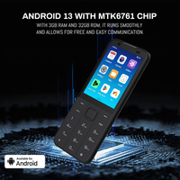 Teléfono Móvil TIQ Mini M5 con Doble SIM, Pantalla Táctil, Teclado, 3+32GB, Google Play, MTK6761, Android 13