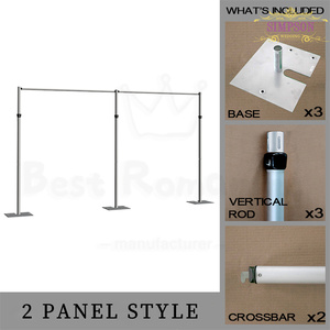12 bởi 24ft 2 bảng điều chỉnh ống và treo lên bóng Backdrop đứng đám cưới tổ chức sự kiện hiển thị Backdrop đứng vòm - Product Image 6