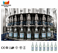 Machine de remplissage et de bouchage automatique de bouteilles en verre pour jus/liqueurs/produits chimiques, ligne de production d'embouteillage de boissons
