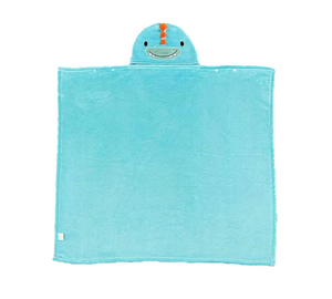 Manta con capucha de lana de Coral usable suave para nadar Baño Ducha Playa con botones a presión - Product Image 1