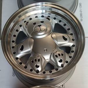4X100 Pcd 15X8 15 pouces en alliage coulé Deep Dish Teddy Bear jantes de voiture quantité minimale de commande bas pour Cromado - Product Image 1