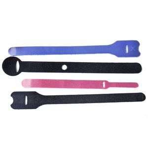 Cable Wire Free Cut Length Cords Management Tape Fastener Adjustable Reusable Back to Back Colorful <strong>Hook</strong> <strong>and</strong> <strong>Loop</strong> Strip - Product Image 1