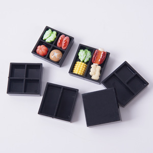 Caja de sushi en miniatura, caja vacía, accesorio, contenedor de comida en miniatura para jugar, casa de juegos, caja de repostería en miniatura - Product Image 3