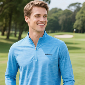 Haute qualité personnalisé imprimé séchage rapide à manches longues <span class=keywords><strong>Golf</strong></span> <span class=keywords><strong>pull</strong></span> sur sport quart Zip <span class=keywords><strong>pull</strong></span> hommes <span class=keywords><strong>Golf</strong></span> 1/4 Zip <span class=keywords><strong>pull</strong></span> Camo - Product Image 5