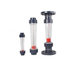 Rotámetro DN15-DN40 de tubo largo, 5-1000L/H a 0.6-6m³/H, medidor de flujo de área variable para medición industrial de líquidos y gases