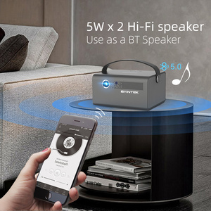 Projecteur de cinéma maison Byintek R17 Pro de qualité, <span class=keywords><strong>750</strong></span> lumens ANSI, projecteur mini portable 3D, projecteur numérique vidéo <span class=keywords><strong>4K</strong></span> pour la revente - Product Image 4