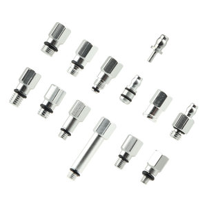 <span class=keywords><strong>Kit</strong></span> de herramientas hidráulicas de purga de freno de bicicleta 10x6x2cm conectores de aleación de aluminio Kits de tornillo de conector de purga de freno hidráulico de bicicleta - Product Image 1