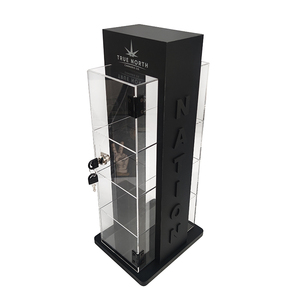 Moderne Vitrine Acryl vitrine mit Schloss-Rechteckige Verriegelung Vitrine aus klarem Acryl - Product Image 6