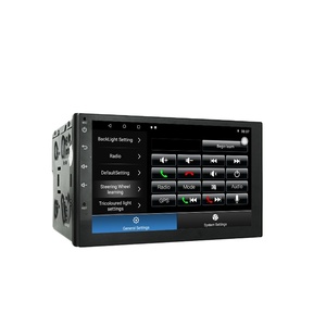 Autoradio ultra mince avec écran tactile de 7 pouces, lecteur dvd, universel, <span class=keywords><strong>android</strong></span>, <span class=keywords><strong>GPS</strong></span>, BT, châssis ultra-fin, vidéo, pour voiture - Product Image 3