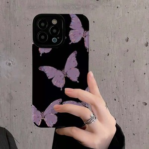 Molte farfalle in pelle artificiale TPU custodia per telefono cellulare per <span class=keywords><strong>Iphone</strong></span> 6 7 8 X Xr <span class=keywords><strong>Xs</strong></span> 11 12 13 14 15 16 17 Pro Max copertura di vendita - Product Image 1