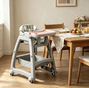 Silla Alta para Bebé Estilo KFC, Verificada, para Uso Comercial y Doméstico, Bandeja Ajustable en 4 Posiciones, Arnés <span class=keywords><strong>de</strong></span> 5 Puntos - Product Image 4