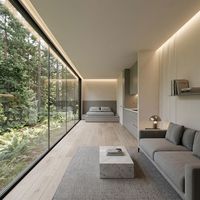 Maisonnette préfabriquée personnalisable avec véranda, 40 pieds, unité modulaire, bureau de jardin portable, studio, maison mobile