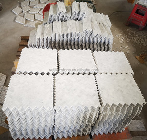 Carrara <strong>White</strong> Marble Self Adhesive Pvc <strong>Mosaic</strong> Peel and Stick <strong>Tile</strong> for Kitchen Wall Backsplash Living Room Shower Project - Product Image 4