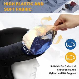 2024 tùy chỉnh in thăng hoa trượt tuyết Goggle Bìa Kính mắt trường hợp tái chế Hot bán sản phẩm - Product Image 3