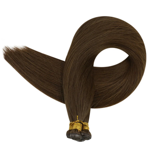 Extensions de cheveux russes professionnelles pour salon, fines, invisibles, double trame, Genius Weft - Product Image 1