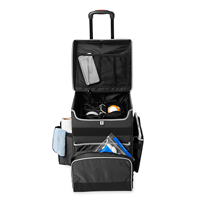 Chariot de nettoyage professionnel robuste, porte-outils, chariot de nettoyage rapide pour hôtel, chariot de ménage, sac à roulettes
