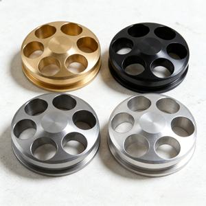 Brida de Aluminio/Acero Inoxidable Soldada - Piezas Forjadas CNC Personalizadas con Certificación ISO9001, con Perforación y Brochado para Uso Industrial - Product Image 1