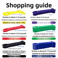 Bandas de Resistencia de Látex TPE Personalizadas de Fábrica al por Mayor - Bandas de Ejercicio Multifuncionales de Alta Elasticidad para Asistencia en Dominadas en el Gimnasio