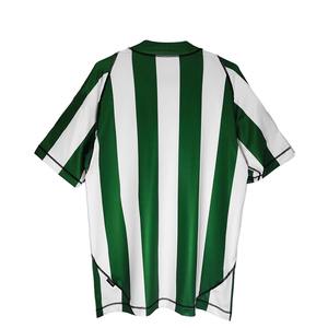 Maillot de football rétro à manches courtes vert et blanc pour adulte 2003 - Product Image 6