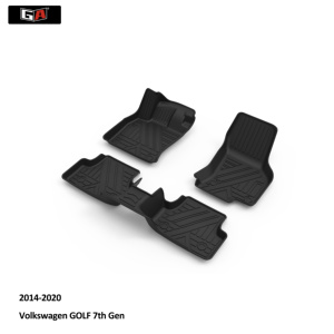 Ga TPE thân thiện với môi chất liệu xe <span class=keywords><strong>mat</strong></span> phổ xe chân thảm có thể tháo rời thảm cho Volkswagen Golf 7th GEN - Product Image 2