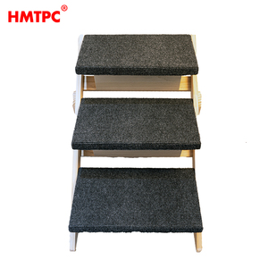 Große Haustier träger & Reise produkt Einfach zu bedienende hölzerne Haustier leiter - Product Image 3