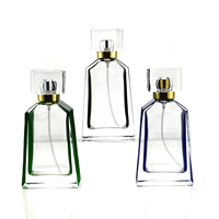 Parfums en gros pour femmes, flacon de parfum de luxe 100 ml, flacons de parfum vides avec bouchon en verre