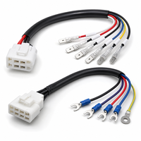 Connecteurs en nylon personnalisés à 12 broches double rangée pour faisceau de câbles avec bornes isolées de type fourche et anneau, en cuivre pur pour voitures