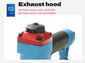 <span class=keywords><strong>Cloueur</strong></span> <span class=keywords><strong>pneumatique</strong></span> industriel en acier inoxydable <span class=keywords><strong>pour</strong></span> clous de 10 à 30 mm, capacité de charge de 100 clous, <span class=keywords><strong>pour</strong></span> canapé, toiture, charpente, travail du bois - Product Image 3