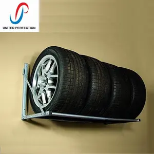 2023 meilleur choix support de pneus mural robuste présentoir de pneus support de stockage de pneus réglable avec n'importe quelle couleur