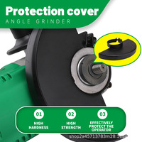 Meuleuse d'angle industrielle portative haute vitesse à moteur à courant alternatif brossé haute puissance 2800W 110V/220V pour la découpe et le meulage
