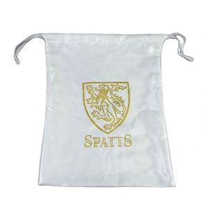 Sacs en satin personnalisés à bas prix avec logo, pochettes de rangement pour chaussures de danse et perruques, vente en gros - Product Image 3