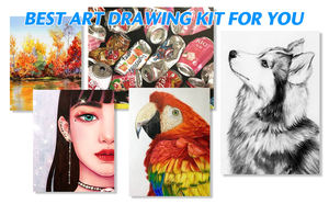 Профессиональный набор из 40 предметов, карандаши для рисования и цветные карандаши, набор для рисования - Product Image 6