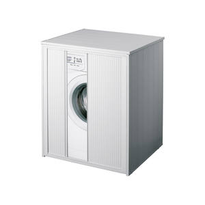Gabinete de lavandería de baño de estilo clásico europeo 68cm PVC blanco certificado CE diseño moderno cierre estándar resistente al agua - Product Image 2