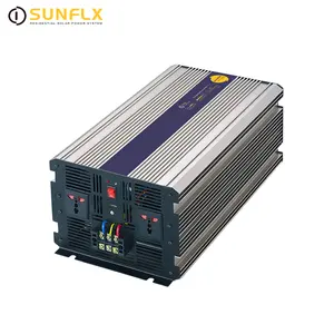 Sunflx inverter tenaga surya, inverter tenaga surya dc ke ac 1kw 2KW 3KW 4kW 5kW dengan pengisi daya, 12v 24v 48v 220v 110v
