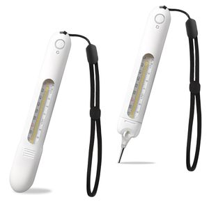 <span class=keywords><strong>Thermomètre</strong></span> à aiguille en verre pour la fièvre axillaire pour adultes avec étui anti-chute, lumière de lecture rechargeable, réinitialisation en 3 secondes - Product Image 1