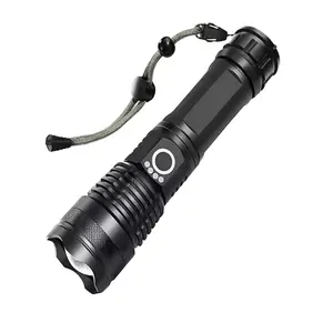 20 Вт высокой мощности P50 фонари 1000 люмен масштабируемый фонарик факелы уличный водонепроницаемый перезаряжаемый светодиодный тактический фонарик