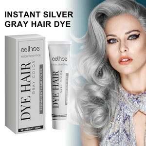 Eelhoe Tinta per Capelli Istantanea Grigio Argento Naturale a Base di Erbe Crema Liscia e Setosa Non Danneggia i Capelli - Product Image 2